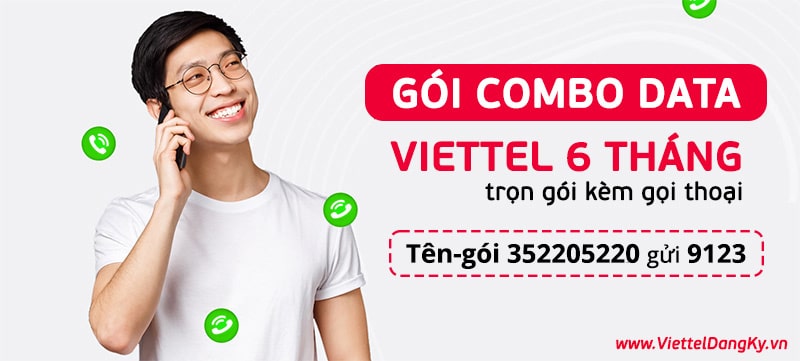 Gói Combo Data Viettel 6 tháng